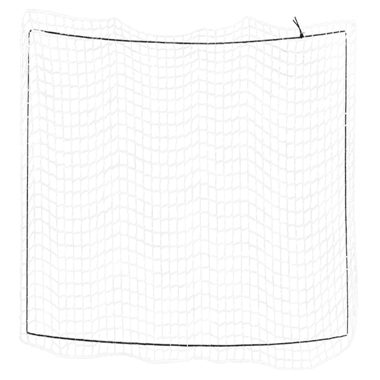 Vidaxl aanhangwagennet elastisch touw 4x4 m polypropeen wit