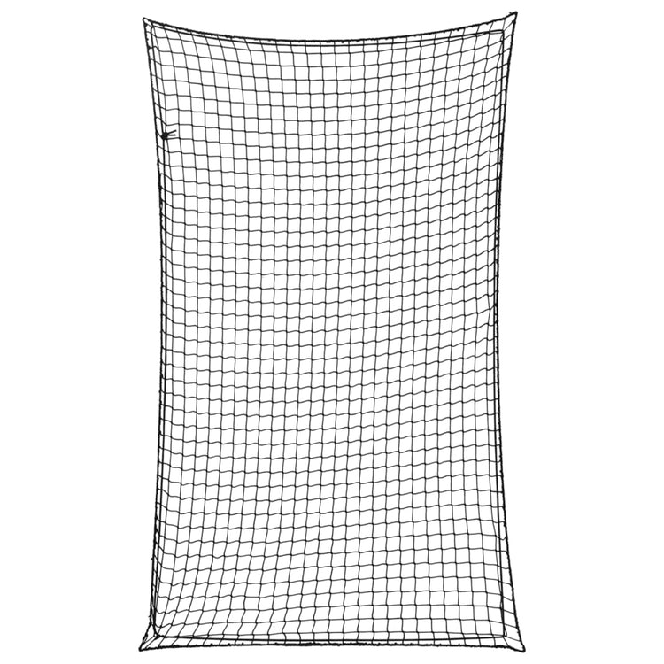 Vidaxl aanhangwagennet elastisch touw 2,5x1,5 m polypropeen zwart