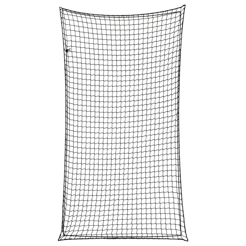 Vidaxl aanhangwagennet elastisch touw 3x1,65 m polypropeen zwart