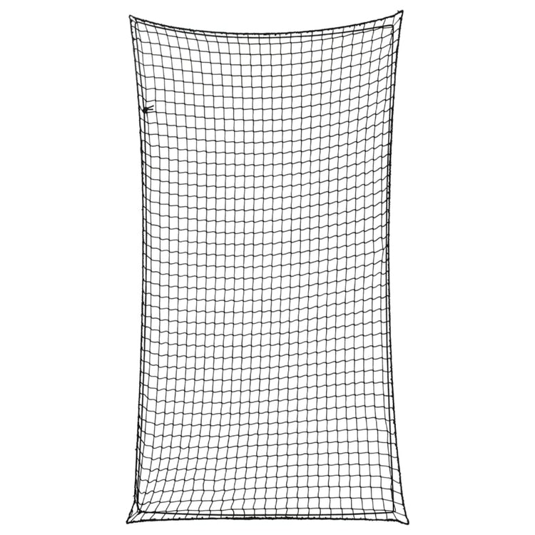 Vidaxl aanhangwagennet elastisch touw 3x1,65 m polypropeen zwart
