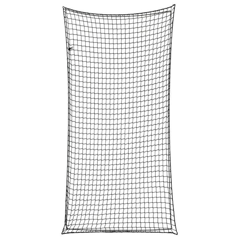 Vidaxl aanhangwagennet elastisch touw 4x2 m polypropeen zwart
