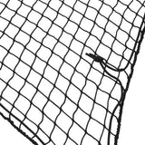 Vidaxl aanhangwagennet elastisch touw 4,5x2,5 m polypropeen zwart - afbeelding 3