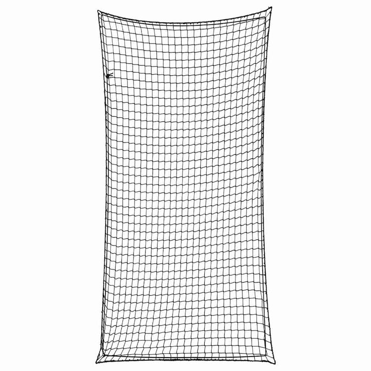 Vidaxl aanhangwagennet elastisch touw 6x3 m polypropeen zwart