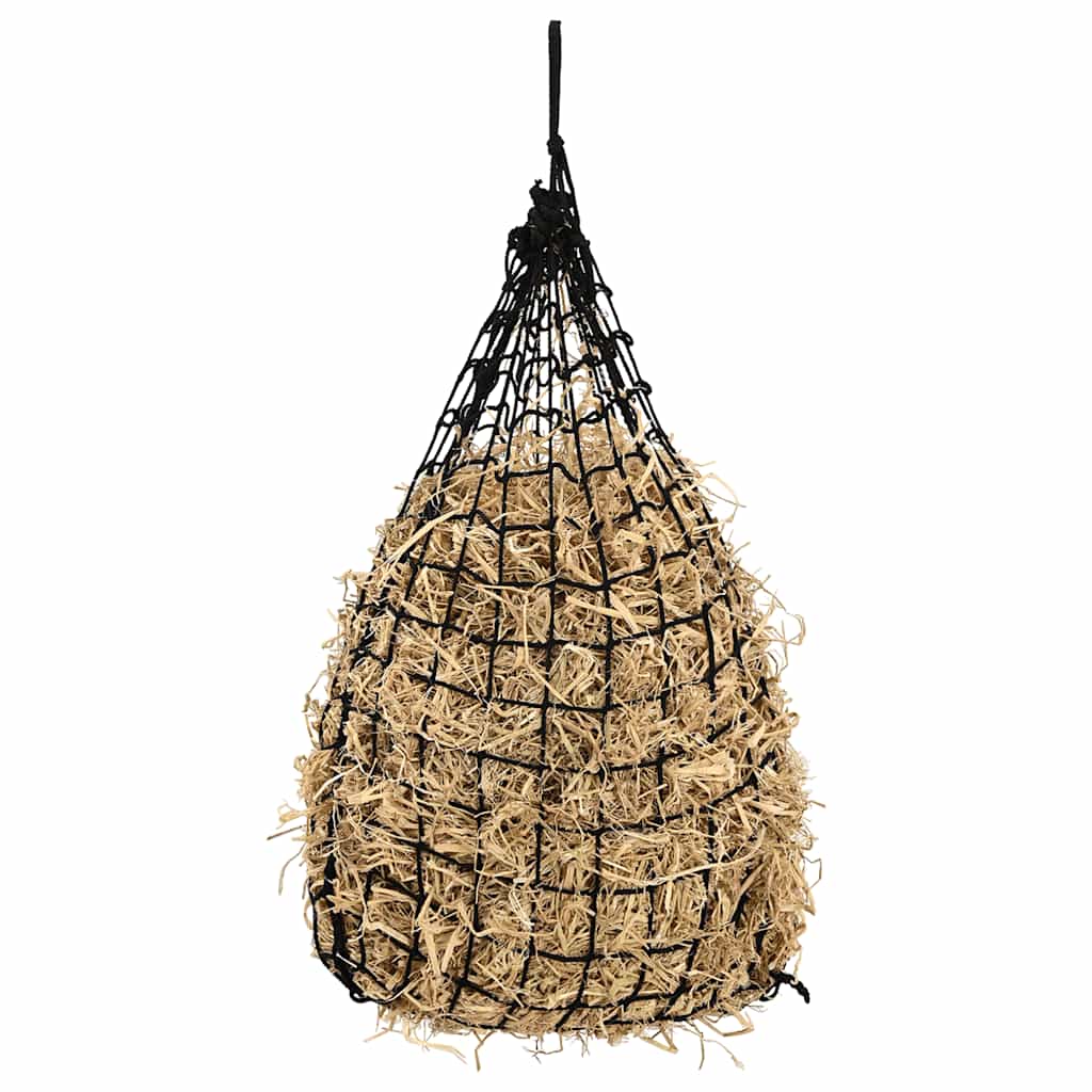 Vidaxl hooinetten 2 st 100x100 cm rond polypropeen zwart