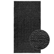 Vidaxl vloerkleed zizur binnen en buiten 80x150 cm jute look antraciet - afbeelding 1