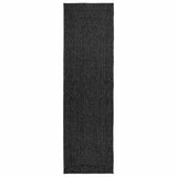 Vidaxl vloerkleed zizur binnen en buiten 80x250 cm jute look antraciet - afbeelding 3