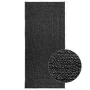 Vidaxl vloerkleed zizur binnen en buiten 100x200cm jute look antraciet - afbeelding 2