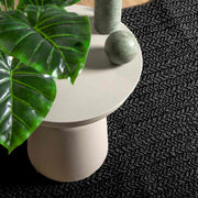 Vidaxl vloerkleed zizur binnen en buiten 100x200cm jute look antraciet - afbeelding 1