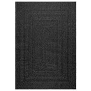 Vidaxl vloerkleed zizur binnen en buiten 140x200cm jute look antraciet - afbeelding 3