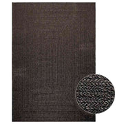 Vidaxl vloerkleed zizur binnen en buiten 160x230cm jute look antraciet - afbeelding 1