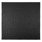 Vidaxl vloerkleed zizur binnen en buiten 200x200cm jute look antraciet - afbeelding 3