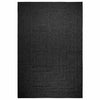 Vidaxl vloerkleed zizur binnen en buiten 240x340cm jute look antraciet