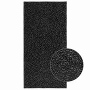 Vidaxl vloerkleed zizur binnen en buiten 60x110 cm jute look antraciet - afbeelding 1
