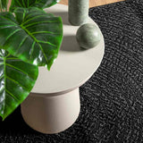 Vidaxl vloerkleed zizur binnen en buiten 80x200 cm jute look antraciet - afbeelding 2