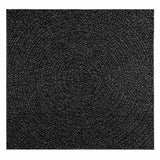 Vidaxl vloerkleed zizur binnen en buiten 120x120cm jute look antraciet - afbeelding 3