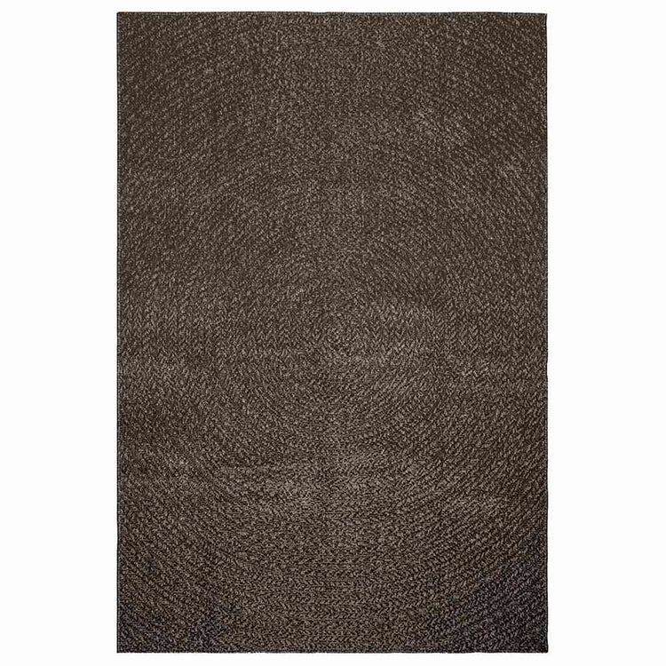 Vidaxl vloerkleed zizur binnen en buiten 140x200cm jute look antraciet