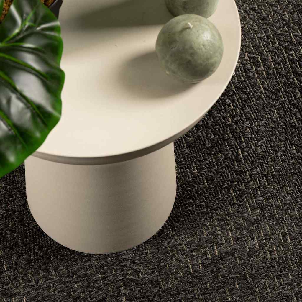 Vidaxl vloerkleed zizur binnen en buiten 160x230cm jute look antraciet