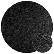 Vidaxl vloerkleed zizur binnen en buiten ø 120 cm jute look antraciet - afbeelding 1