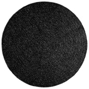 Vidaxl vloerkleed zizur binnen en buiten ø 120 cm jute look antraciet - afbeelding 3