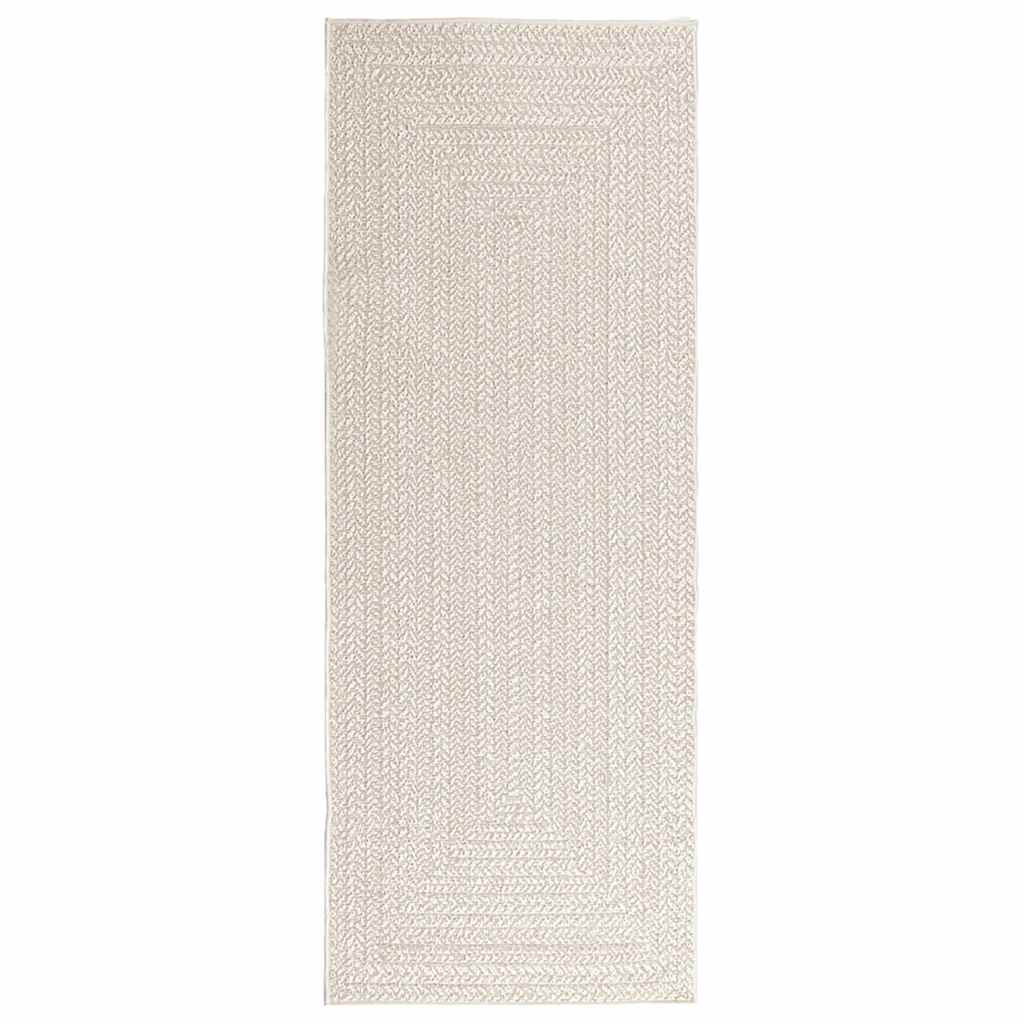 Vidaxl vloerkleed zizur room binnen en buiten 80x200 cm jute look