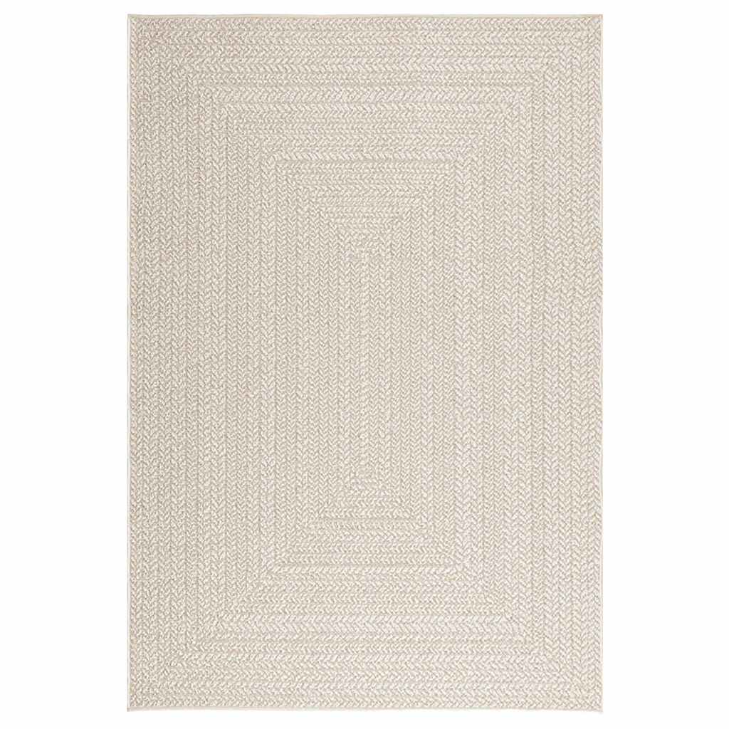 Vidaxl vloerkleed zizur room binnen en buiten 140x200 cm jute look