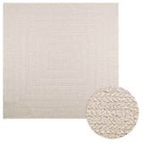 Vidaxl vloerkleed zizur room binnen en buiten 200x200 cm jute look - afbeelding 1