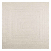 Vidaxl vloerkleed zizur room binnen en buiten 200x200 cm jute look - afbeelding 3