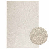 Vidaxl vloerkleed zizur room binnen en buiten 120x170 cm jute look - afbeelding 1