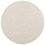 Vidaxl vloerkleed zizur crème binnen en buiten ø 120 cm jute look - afbeelding 3