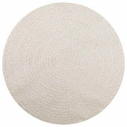 Vidaxl vloerkleed zizur crème binnen en buiten ø 160 cm jute look - afbeelding 3