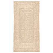 Vidaxl vloerkleed zizur beige binnen en buiten 60x110 cm jute look - afbeelding 2