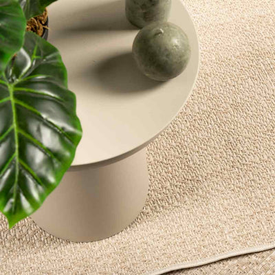 Vidaxl vloerkleed zizur beige binnen en buiten 120x170 cm jute look