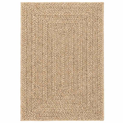 Vidaxl vloerkleed zizur beige binnen en buiten 120x170 cm jute look