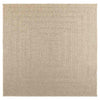 Vidaxl vloerkleed zizur beige binnen en buiten 200x200 cm jute look