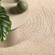 Vidaxl vloerkleed zizur beige binnen en buiten 80x150 cm jute look