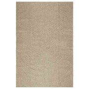 Vidaxl vloerkleed zizur beige binnen en buiten 160x230 cm jute look - afbeelding 2