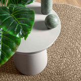 Vidaxl vloerkleed zizur beige binnen en buiten ø 160 cm jute look - afbeelding 3