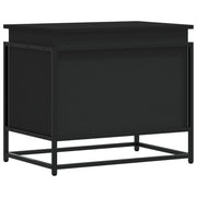 Vidaxl opbergbox met deksel 60x40x51,5 cm bewerkt hout zwart - afbeelding 2