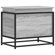 Vidaxl opbergbox met deksel 60x40x51,5 cm bewerkt hout grijs sonoma - afbeelding 2