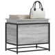 Vidaxl opbergbox met deksel 60x40x51,5 cm bewerkt hout grijs sonoma