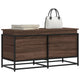 Vidaxl opbergbox met deksel 100x40x51,5 cm bewerkt hout bruin eiken