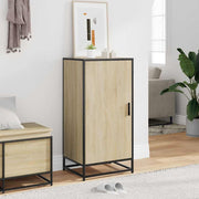 Vidaxl schoenenrek 48x38x97,5 cm bewerkt hout sonoma eikenkleurig - afbeelding 3