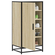 Vidaxl schoenenrek 48x38x97,5 cm bewerkt hout sonoma eikenkleurig - afbeelding 1