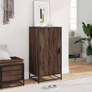 Vidaxl schoenenrek 48x38x97,5 cm bewerkt hout bruin eikenkleurig - afbeelding 3