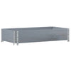 VidaXL Plantenbak 100x50 cm massief grenenhout grijs