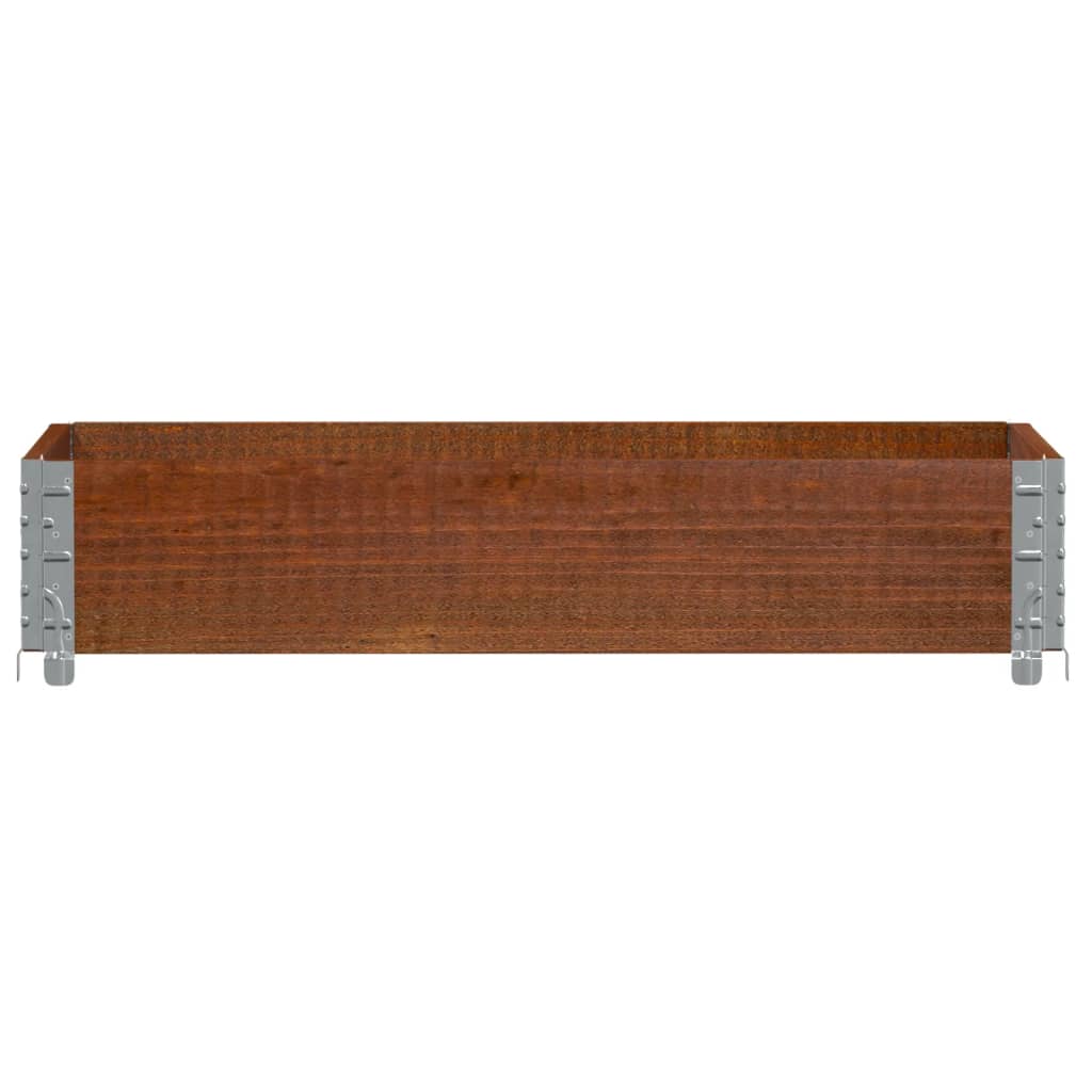 VidaXL Plantenbak 100x50 cm massief grenenhout bruin