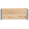 Vidaxl plantenbak 100x50 cm massief grenenhout