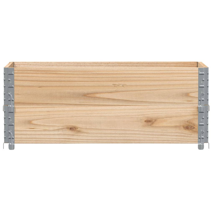 Vidaxl plantenbak 100x50 cm massief grenenhout
