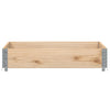 VidaXL Plantenbak 100x100 cm massief grenenhout