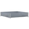VidaXL Plantenbak 100x100 cm massief grenenhout grijs